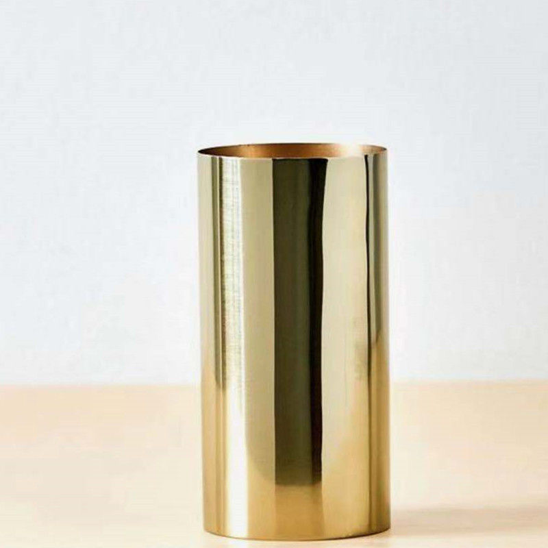 Garden Decorative Stainless Steel Flowerpot Indoor Large Gold Flower Pot