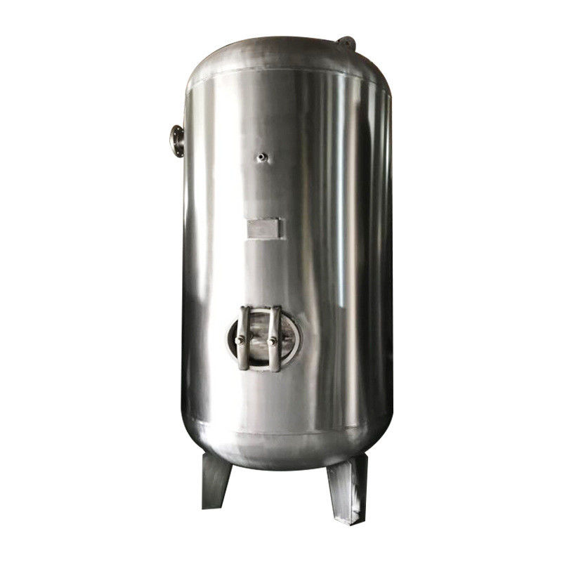 Portable Horizontal Stainless Steel Air Storage Tank High Pressure Air Receiver