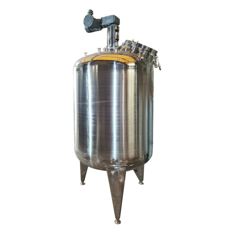 Movable Water Stainless Steel Storage Tank 0.8MPa CAD DWG OEM
