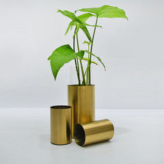 Outdoor Large Outdoor Flower Pots OEM Galvanised Plant Pots