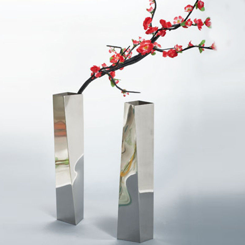 Custom shapes and sizes Color Stainless Steel Flowerpot for Indoor and Outdoor Use