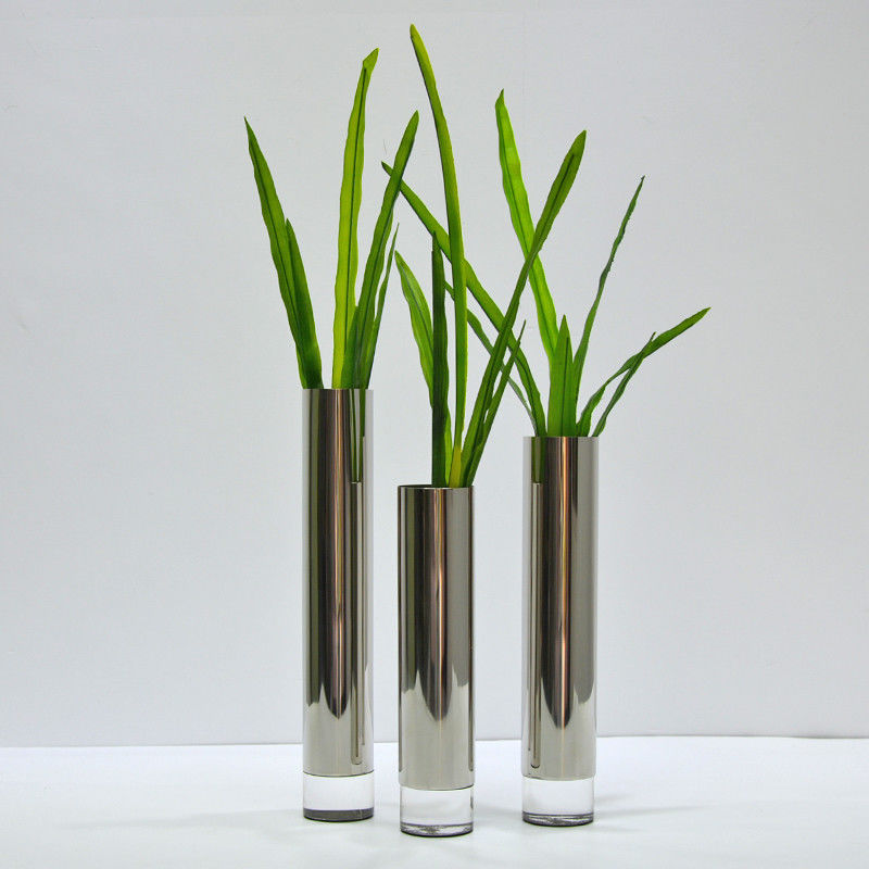 Custom shapes and sizes Color Stainless Steel Flowerpot for Indoor and Outdoor Use