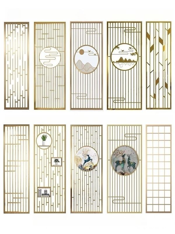 Self - Installation On Site Metal Panel Screens And Room Dividers Frame Structure