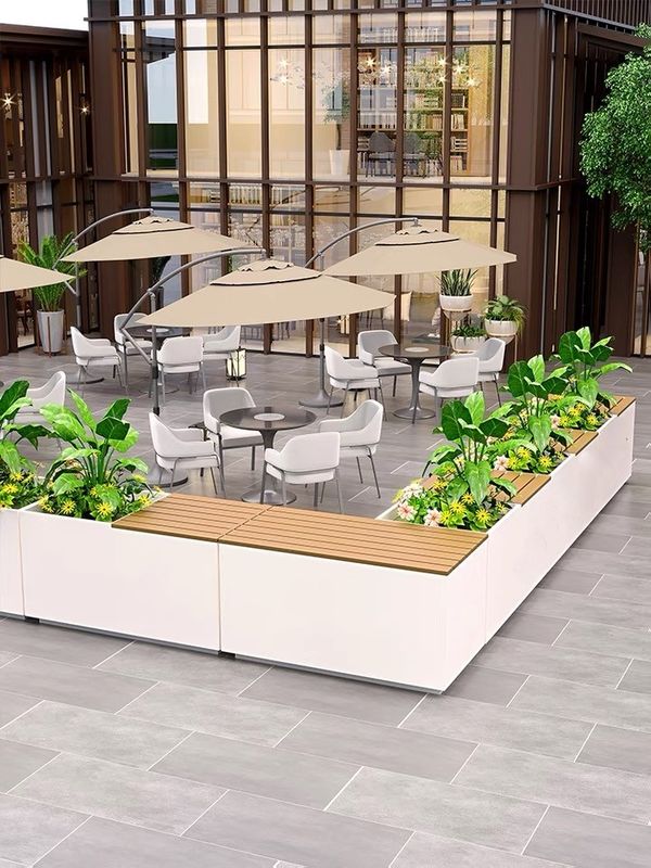 High Rust Resistance large metal flower pots Customizable Shape