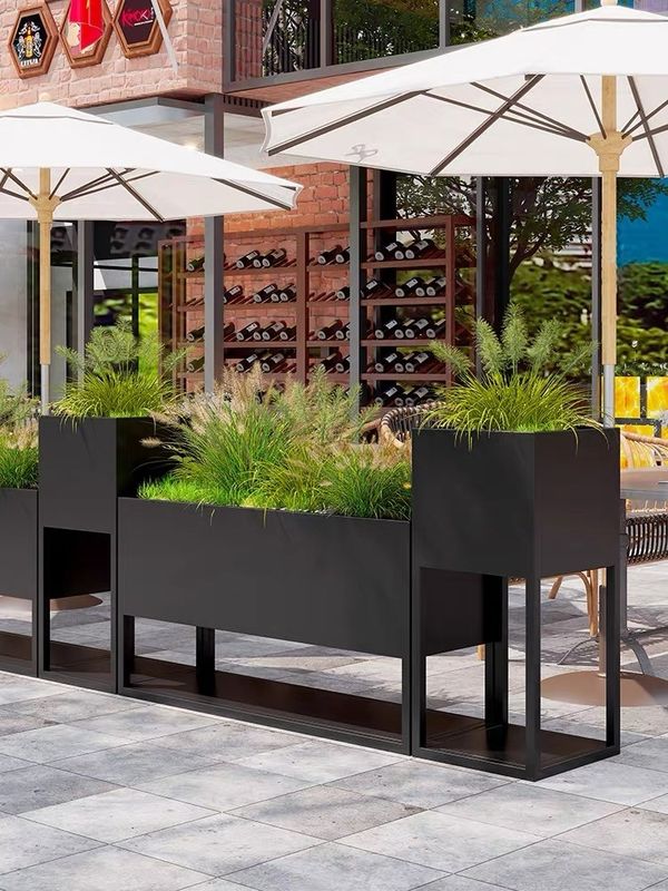 Stainless Steel Material Elegant Stainless Steel Flowerpot Customized Home Decoration